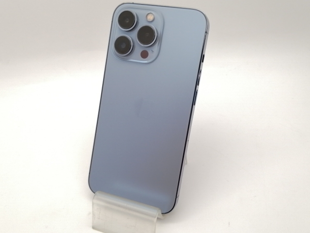 【中古】Apple SoftBank 【SIMフリー】 iPhone 13 Pro 128GB シエラブルー MLUK3J/A【大須2】保証期間１ヶ月【ランクA】