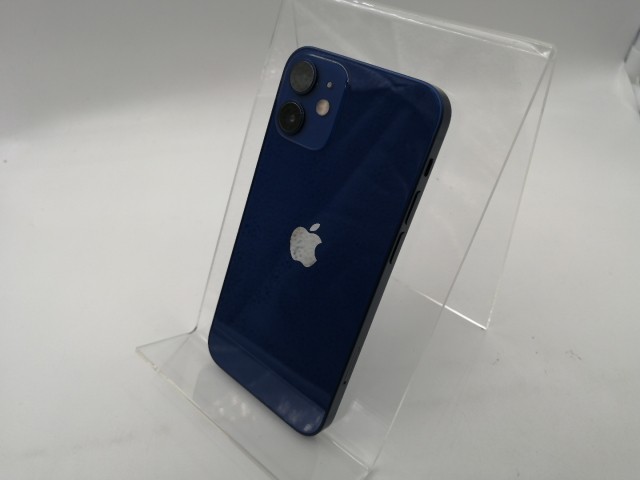 【中古】Apple 国内版 【SIMフリー】 iPhone 12 mini 128GB ブルー MGDP3J/A【大須2】保証期間１ヶ月【ランクA】