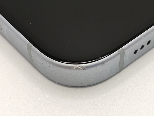【中古】Apple docomo 【SIMフリー】 iPhone 15 128GB ブルー MTML3J/A【大須2】保証期間１ヶ月【ランクB】