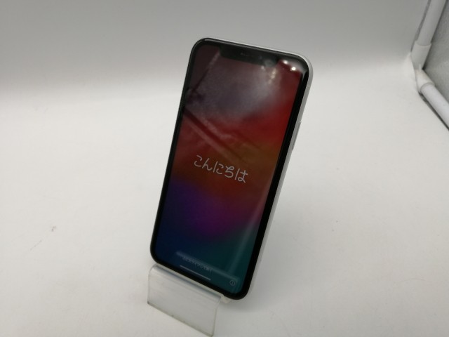 【中古】Apple docomo 【SIMロック解除済み】 iPhone XR 64GB ホワイト MT032J/A【大須2】保証期間１ヶ月【ランクC】