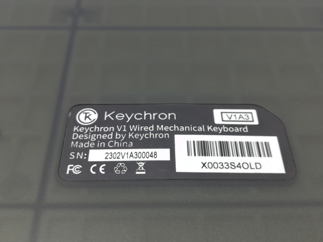 【中古】Keychron Keychron V1 QMK カスタムメカニカルキーボード（US ANSI 配列）【大須】保証期間１週間_6