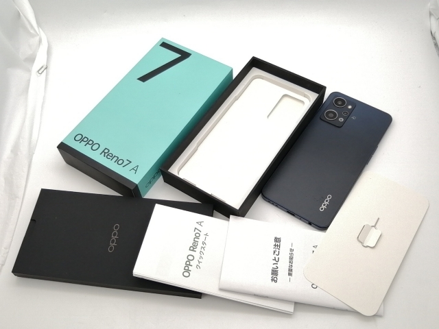 【中古】Oppo ymobile 【SIMフリー】 OPPO Reno7 A スターリーブラック 6GB 128GB A201OP【府中ル・シーニュ】保証期間１ヶ月【ランクB】_9