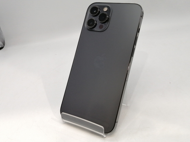 【中古】Apple SoftBank 【SIMロック解除済み】 iPhone 12 Pro Max 512GB グラファイト MGD33J/A【大須2】保証期間１ヶ月【ランクB】
