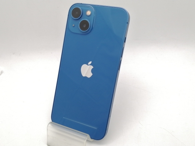 【中古】Apple 国内版 【SIMフリー】 iPhone 13 256GB ブルー MLNM3J/A【大須2】保証期間１ヶ月【ランクC】