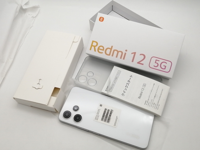 【中古】Xiaomi SoftBank 【SIMフリー】 Redmi 12 5G 4GB 128GB ムーンライトホワイト A401XM【大須】保証期間１ヶ月【ランクB】_9