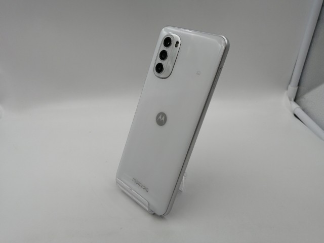 【中古】MOTOROLA 国内版 【SIMフリー】 moto g52j 5G パールホワイト 6GB 128GB PATM0001JP【大須2】保証期間１ヶ月【ランクA】