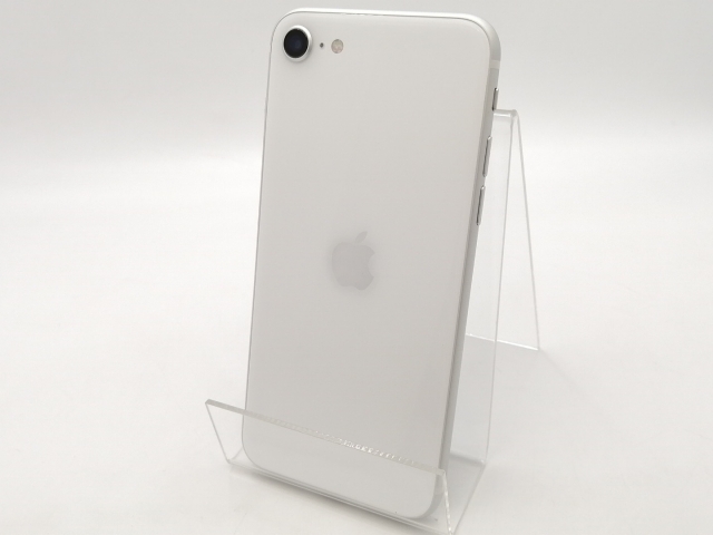 【中古】Apple au 【SIMロック解除済み】 iPhone SE（第2世代） 128GB ホワイト MXD12J/A【大須2】保証期間１ヶ月【ランクA】