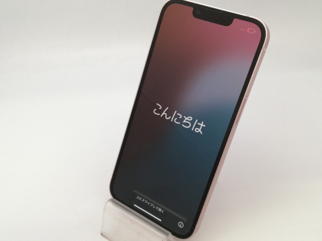 【中古】Apple au 【SIMフリー】 iPhone 13 256GB ピンク MLNK3J/A【大阪堂島】保証期間１ヶ月【ランクA】_1