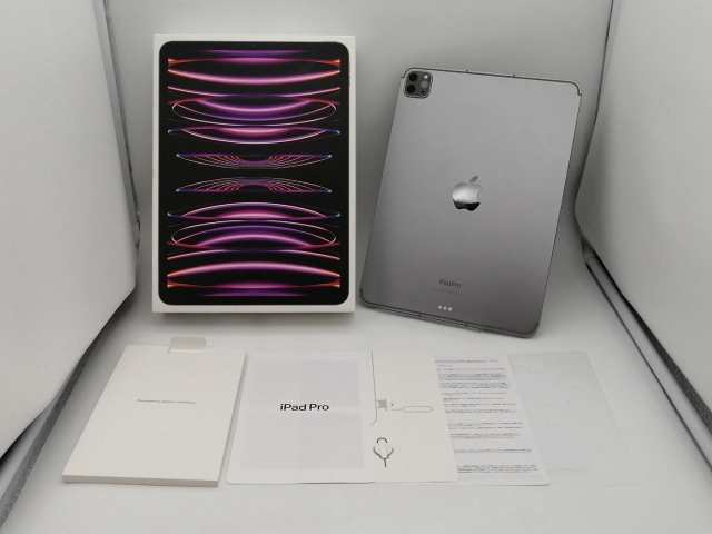 【中古】【赤ロム保証あり】Apple SoftBank 【SIMフリー】 iPad Pro 11インチ（第4世代） Cellular 128GB スペースグレイ MNYC3J/A【なん