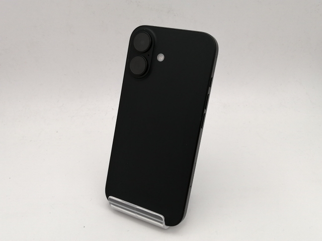 中古】Apple 国内版 【SIMフリー】 iPhone 16 128GB ブラック MYDQ3J/A 