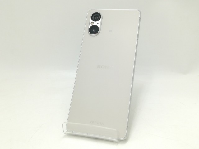 【中古】SONY 国内版 【SIMフリー】 Xperia 5 V 8GB 256GB プラチナシルバー XQ-DE44【札幌】保証期間１ヶ月【ランクB】