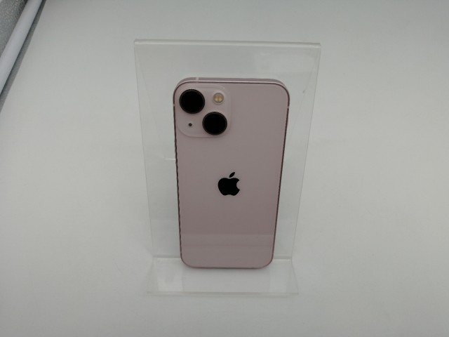 【中古】Apple SoftBank 【SIMフリー】 iPhone 13 mini 128GB ピンク MLJF3J/A【なんば】保証期間１ヶ月【ランクC】