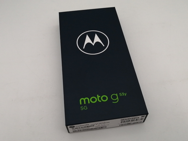 【未使用】MOTOROLA ymobile 【SIMフリー】 moto g53y 5G ペールピンク 4GB 128GB A301MO【なんば】保証期間３ヶ月_1