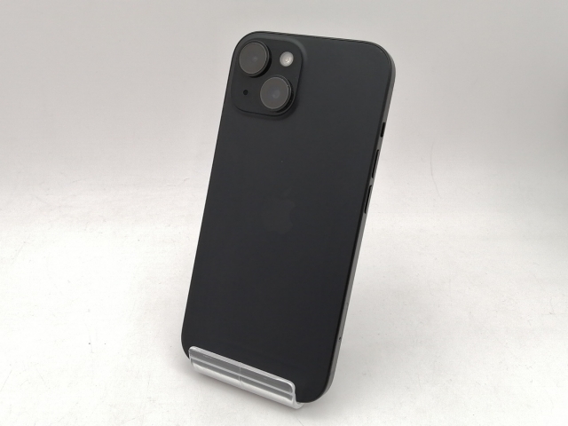 【中古】Apple au 【SIMフリー】 iPhone 15 256GB ブラック MTMN3J/A【三宮駅前】保証期間１ヶ月【ランクB】