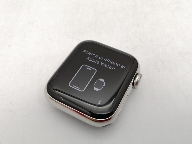 【中古】Apple Apple Watch Series5 Cellular 40mm ステンレスケース (バンド無し)【なんば】保証期間１ヶ月【ランクB】