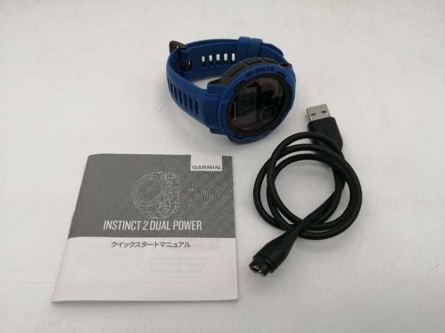 【中古】Garmin Instinct 2 Dual Power 010-02627-46 Tidal Blue【なんば】保証期間１ヶ月【ランクB】_9