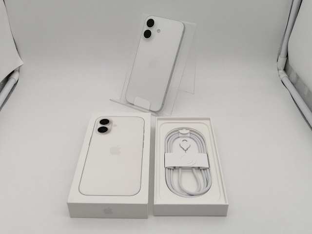 未使用】Apple 国内版 【SIMフリー】 iPhone 16 128GB ホワイト MYDR3J