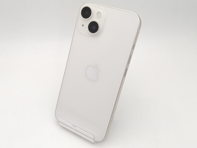 中古】Apple au 【SIMフリー】 iPhone 14 128GB スターライト MPUQ3J/A