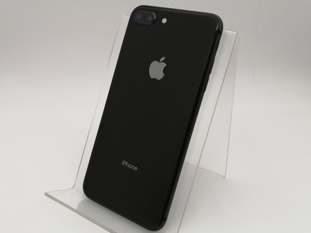 【中古】Apple docomo 【SIMロック解除済み】 iPhone 8 Plus 64GB スペースグレイ MQ9K2J/A【なんば】保証期間１ヶ月【ランクB】
