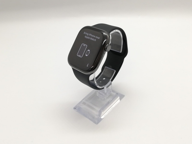 【中古】Apple Apple Watch Series10 46mm Cellular スレートチタニウムケース/ブラックスポーツバンド (M/L) MWYE3J/A【福岡天神】保証期間１ヶ月【ランクB】