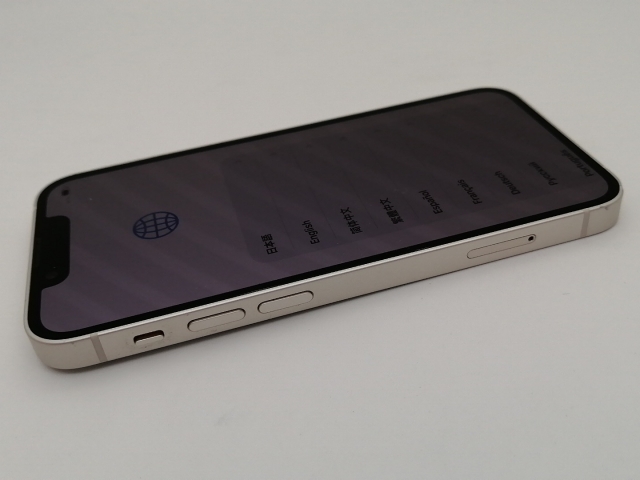 【中古】【赤ロム保証あり】Apple au 【SIMフリー】 iPhone 13 mini 256GB スターライト MLJK3J/A【なんば】保証期間１ヶ月【ランクC】_3