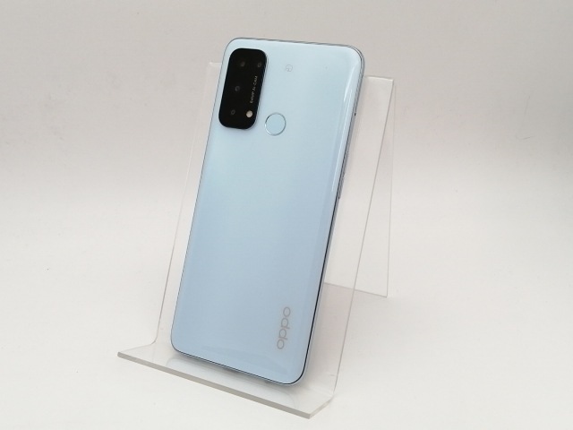 【中古】Oppo ymobile 【SIMフリー】 OPPO Reno5 A アイスブルー 6GB 128GB A101OP【なんば】保証期間１ヶ月【ランクB】