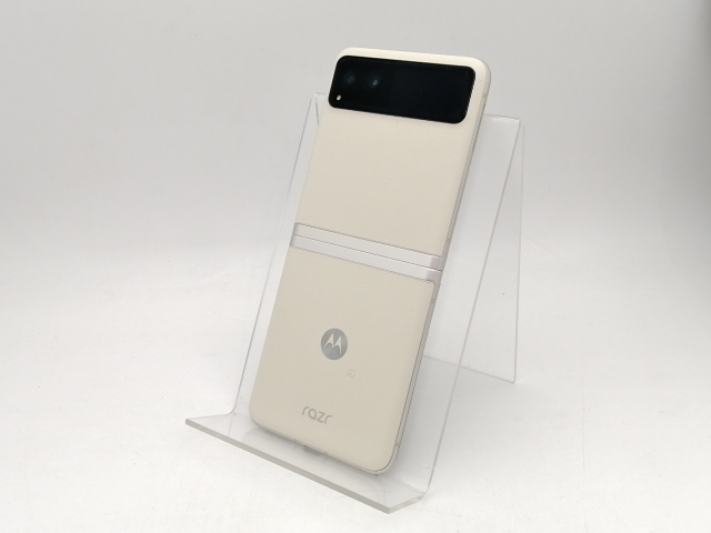 【中古】MOTOROLA 国内版 【SIMフリー】 motorola razr 40 バニラクリーム 8GB 256GB PAYC0001JP【なんば】保証期間１ヶ月【ランクB】