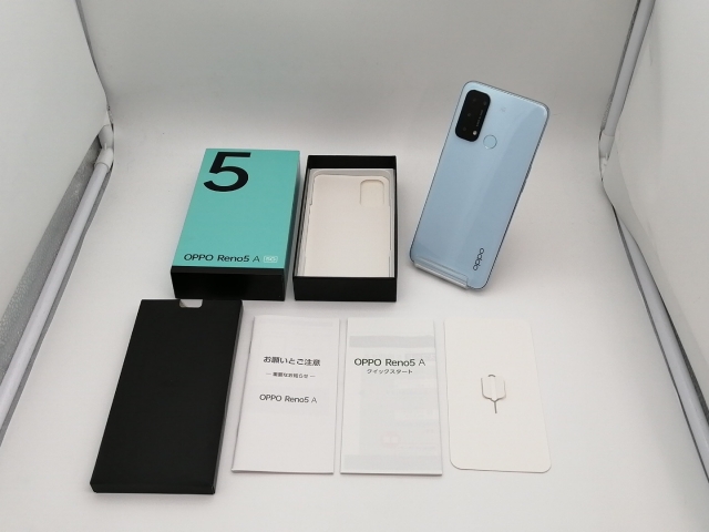 【中古】Oppo ymobile 【SIMフリー】 OPPO Reno5 A アイスブルー 6GB 128GB A101OP【なんば】保証期間１ヶ月【ランクB】_9