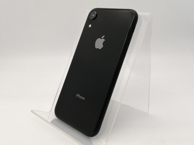 【中古】Apple SoftBank 【SIMロック解除済み】 iPhone XR 64GB ブラック MT002J/A【なんば】保証期間１ヶ月【ランクC】