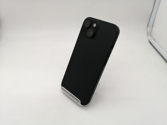 【中古】Apple SoftBank 【SIMフリー】 iPhone 15 256GB ブラック MTMN3J/A【なんば】保証期間１ヶ月【ランクB】