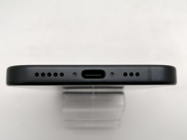 【中古】Apple SoftBank 【SIMフリー】 iPhone 15 256GB ブラック MTMN3J/A【なんば】保証期間１ヶ月【ランクB】