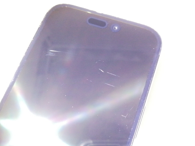 【中古】Apple SoftBank 【SIMフリー】 iPhone 15 256GB ブラック MTMN3J/A【なんば】保証期間１ヶ月【ランクB】