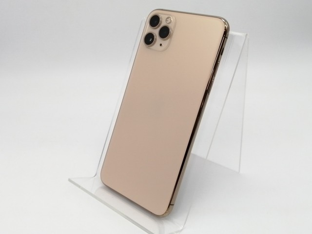 【中古】Apple docomo 【SIMロック解除済み】 iPhone 11 Pro Max 256GB ゴールド MWHL2J/A【なんば】保証期間１ヶ月【ランクB】