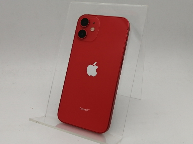 【中古】Apple docomo 【SIMロック解除済み】 iPhone 12 mini 64GB (PRODUCT)RED MGAE3J/A【なんば】保証期間１週間【ランクC】
