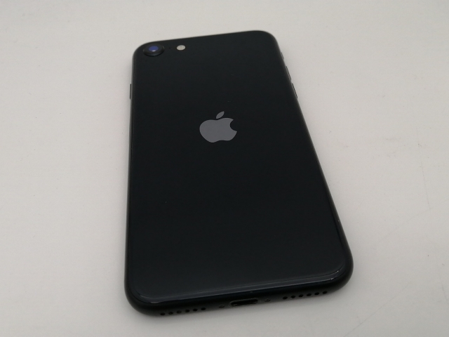 【中古】Apple 国内版 【SIMフリー】 iPhone SE（第3世代） 64GB ミッドナイト MMYC3J/A【なんば】保証期間１ヶ月【ランクB】