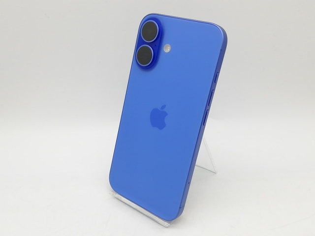 【中古】Apple 国内版 【SIMフリー】 iPhone 16 256GB ウルトラマリン MYE03J/A【なんば】保証期間１ヶ月【ランクA】
