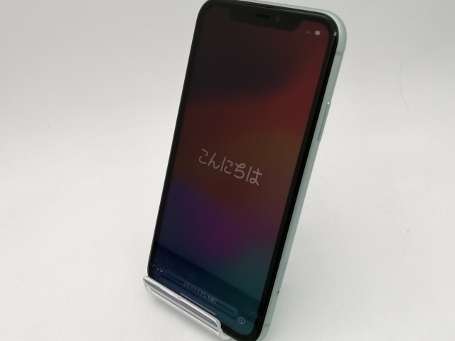 Apple iPhone11 グリーン 128GB SIMロック解除済 美品☆iPhone11 128GB グリーン SIMロック解除済み