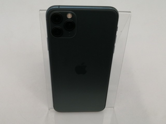 【中古】Apple docomo 【SIMロック解除済み】 iPhone 11 Pro Max 256GB ミッドナイトグリーン MWHM2J/A【なんば】保証期間１ヶ月【ランク