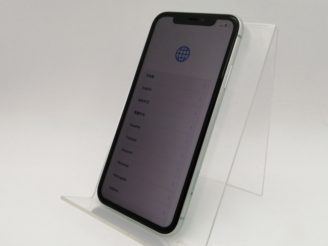 iPhone11 64GB グリーン SIMロック解除済み 中古iPhone11 pro 64GB