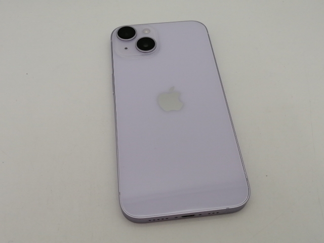 【中古】Apple au 【SIMフリー】 iPhone 14 128GB パープル MPUY3J/A【なんば】保証期間１ヶ月【ランクC】 38,987円