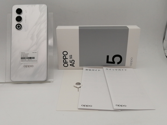【中古】Oppo au 【SIMフリー】 OPPO A5 5G 4GB 128GB ホワイト OPG06【大阪本店】保証期間１ヶ月【ランクA】_7