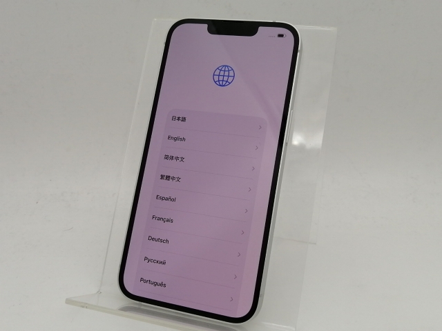 【中古】Apple au 【SIMフリー】 iPhone 16e 128GB ホワイト MD1R4J/A【なんば】保証期間１ヶ月【ランクA】_1