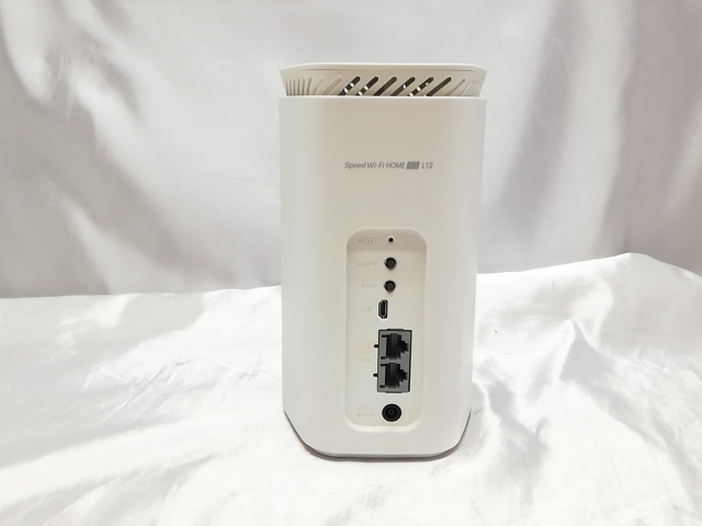 【中古】NEC UQmobile 【SIMフリー】 Speed Wi-Fi HOME 5G L12 NAR02 ホワイト【ECセンター】保証期間１ヶ月【ランクB】