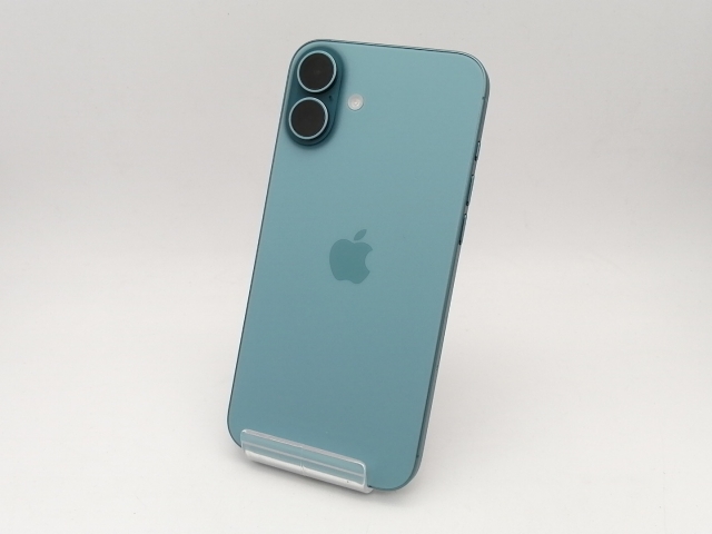 【中古】Apple 国内版 【SIMフリー】 iPhone 16 Plus 256GB ティール MXVL3J/A【三宮駅前】保証期間１ヶ月【ランクA】