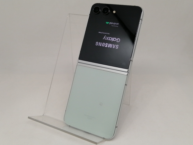 【中古】SAMSUNG au 【SIMフリー】 Galaxy Z Flip5 ミント 8GB 256GB SCG23【日本橋3】保証期間１ヶ月【ランクA】