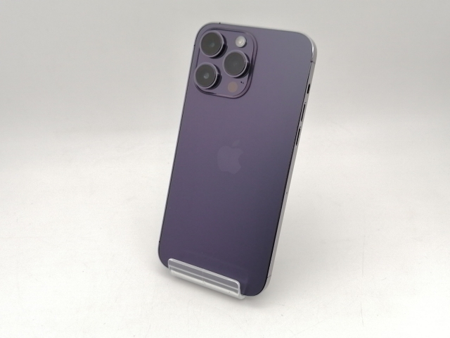 【中古】Apple 国内版 【SIMフリー】 iPhone 14 Pro Max 512GB ディープパープル MQ9J3J/A【大阪堂島】保証期間１ヶ月【ランクC】