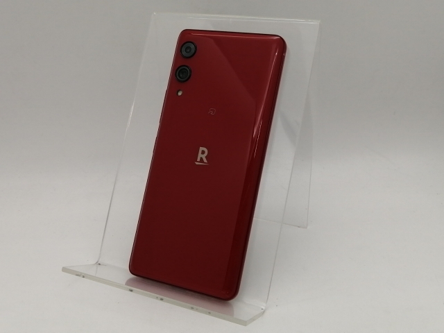 【中古】Wiko 楽天モバイル 【SIMフリー】 Rakuten Hand 5G クリムゾンレッド 4GB 128GB P780【なんば】保証期間１ヶ月【ランクB】