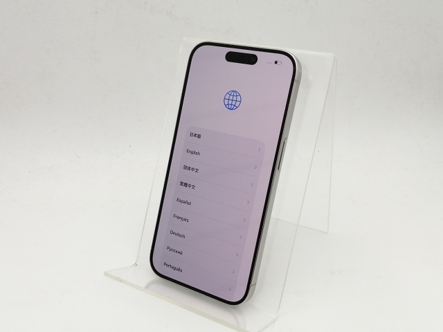 【中古】Apple 国内版 【SIMフリー】 iPhone 15 Pro 256GB ホワイトチタニウム MTUD3J/A【なんば】保証期間１ヶ月【ランクB】_1