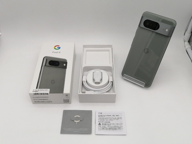 中古 Google Pixel 8 128G SIM フリー グレー(ヘーゼル) 中古】Google Pixel 8 128GB ヘーゼル GZPF0 SIMフリー