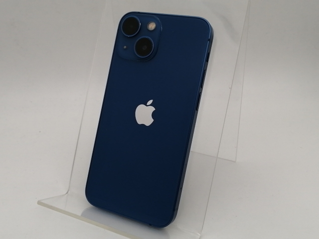 中古】Apple au 【SIMフリー】 iPhone 13 mini 128GB ブルー MLJH3J/A